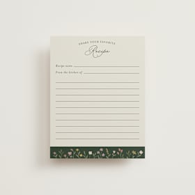 Bridal Shower Insert Cards