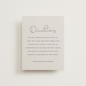 Direction Cards