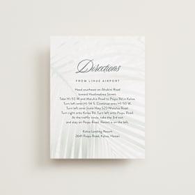Direction Cards