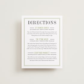 Direction Cards