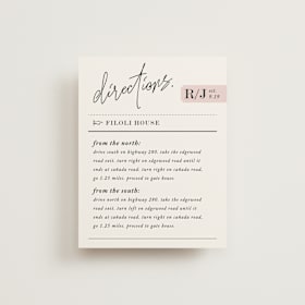 Direction Cards