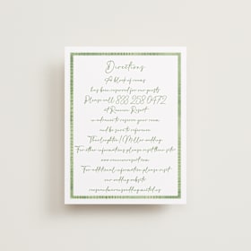 Direction Cards