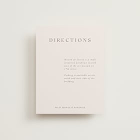 Direction Cards