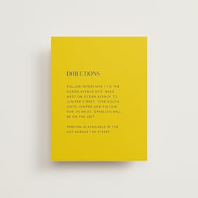 Direction Cards