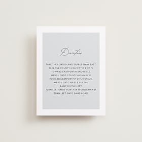 Direction Cards