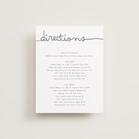 Direction Cards