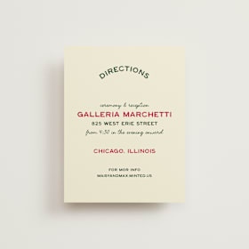 Direction Cards