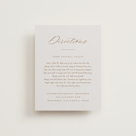Direction Cards