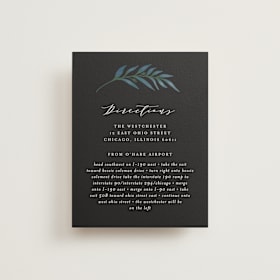 Direction Cards