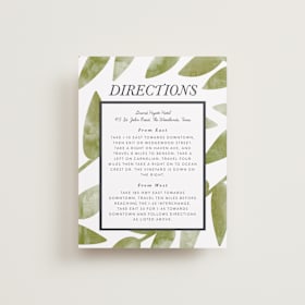 Direction Cards