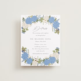 Foil-Pressed Direction Cards