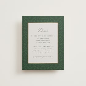 Foil-Pressed Direction Cards