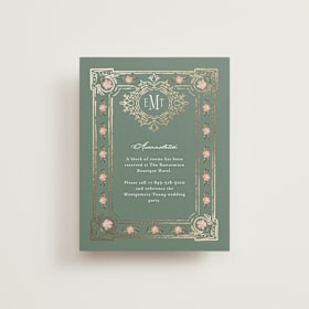 Foil-Pressed Direction Cards
