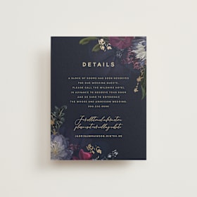 Foil-Pressed Direction Cards