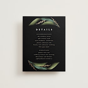Foil-Pressed Direction Cards