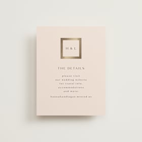 Foil-Pressed Direction Cards