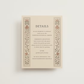 Foil-Pressed Direction Cards