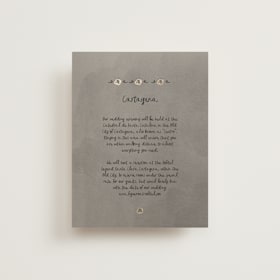 Foil-Pressed Direction Cards