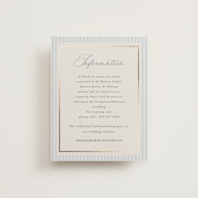 Foil-Pressed Direction Cards