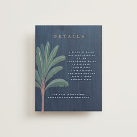 Foil-Pressed Direction Cards