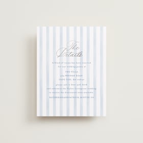 Foil-Pressed Direction Cards