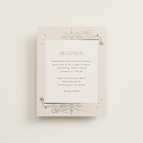 Foil-Pressed Reception Cards