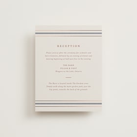 Foil-Pressed Reception Cards