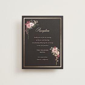 Foil-Pressed Reception Cards