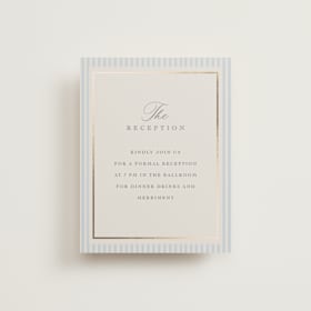 Foil-Pressed Reception Cards