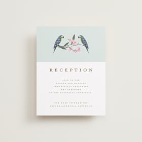 Foil-Pressed Reception Cards