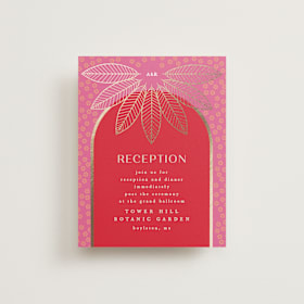 Foil-Pressed Reception Cards