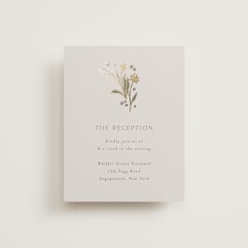 Foil-Pressed Reception Cards