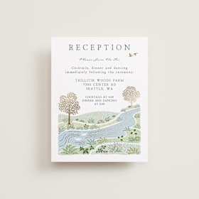 Foil-Pressed Reception Cards