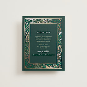 Foil-Pressed Reception Cards