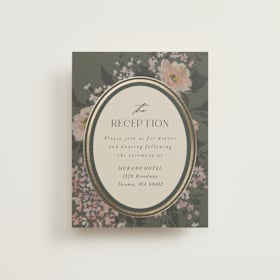 Foil-Pressed Reception Cards