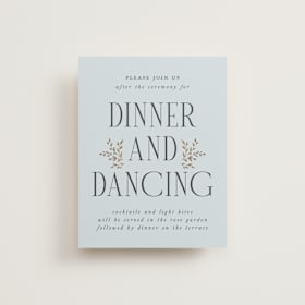 Foil-Pressed Reception Cards