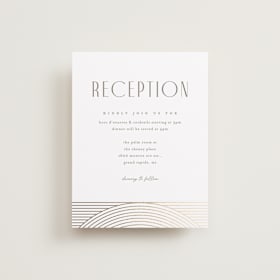 Foil-Pressed Reception Cards