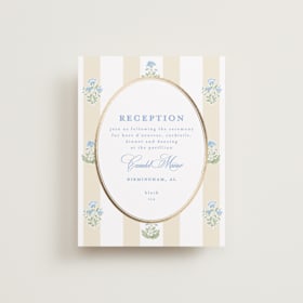 Foil-Pressed Reception Cards