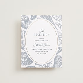 Foil-Pressed Reception Cards