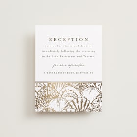 Foil-Pressed Reception Cards