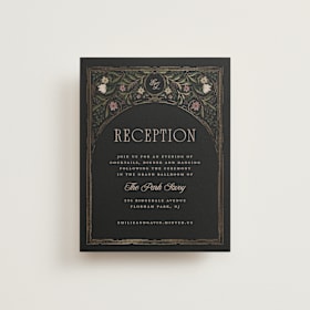 Foil-Pressed Reception Cards