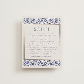 Foil-Pressed Reception Cards