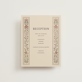 Foil-Pressed Reception Cards