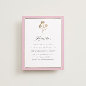 Foil-Pressed Reception Cards