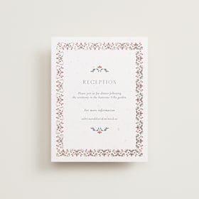 Foil-Pressed Reception Cards
