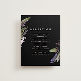 Foil-Pressed Reception Cards