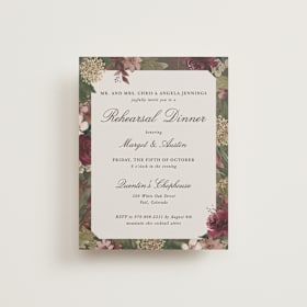 Rehearsal Dinner Cards