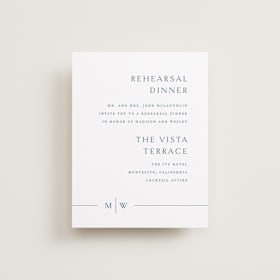 Rehearsal Dinner Cards
