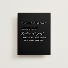 Rehearsal Dinner Cards