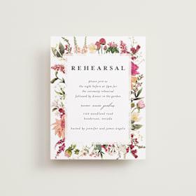 Rehearsal Dinner Cards